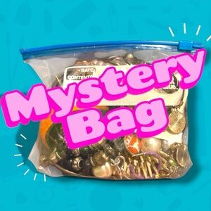 Mystery Jewelry Grab Bag Surprise 2 LB Vintage Costume Modern Pieces Bag #0173